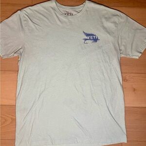 YETI Men's XL Fly Fishing Lure Tee with Blue Logo